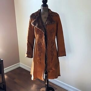 Guess leather coat